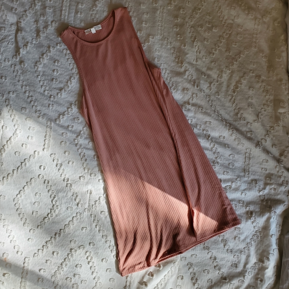 Love Tree Stretchy Tanked Dress